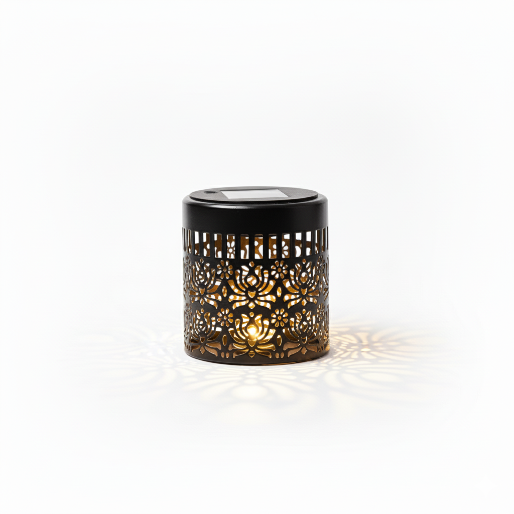 LumiGlow Peony Light – Luz Solar Decorativa para Jardín
