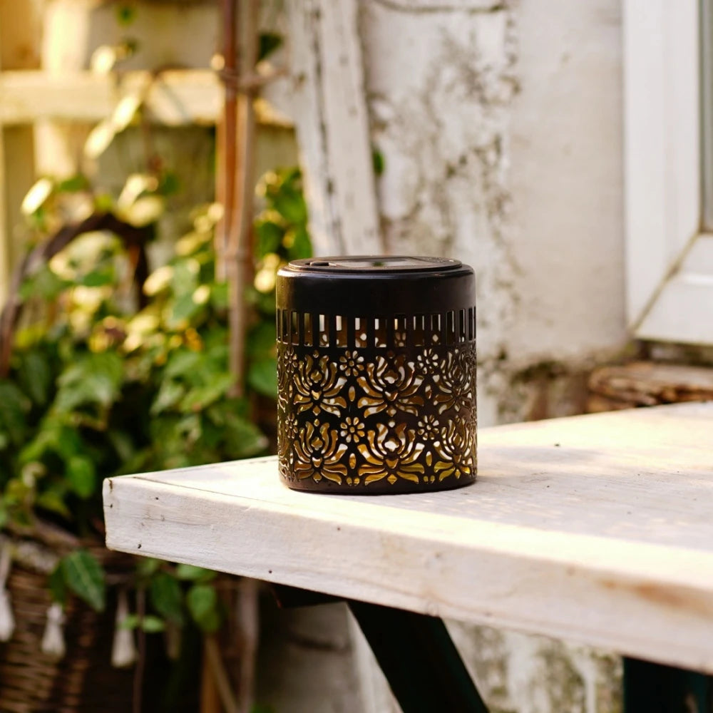 LumiGlow Peony Light – Luz Solar Decorativa para Jardín